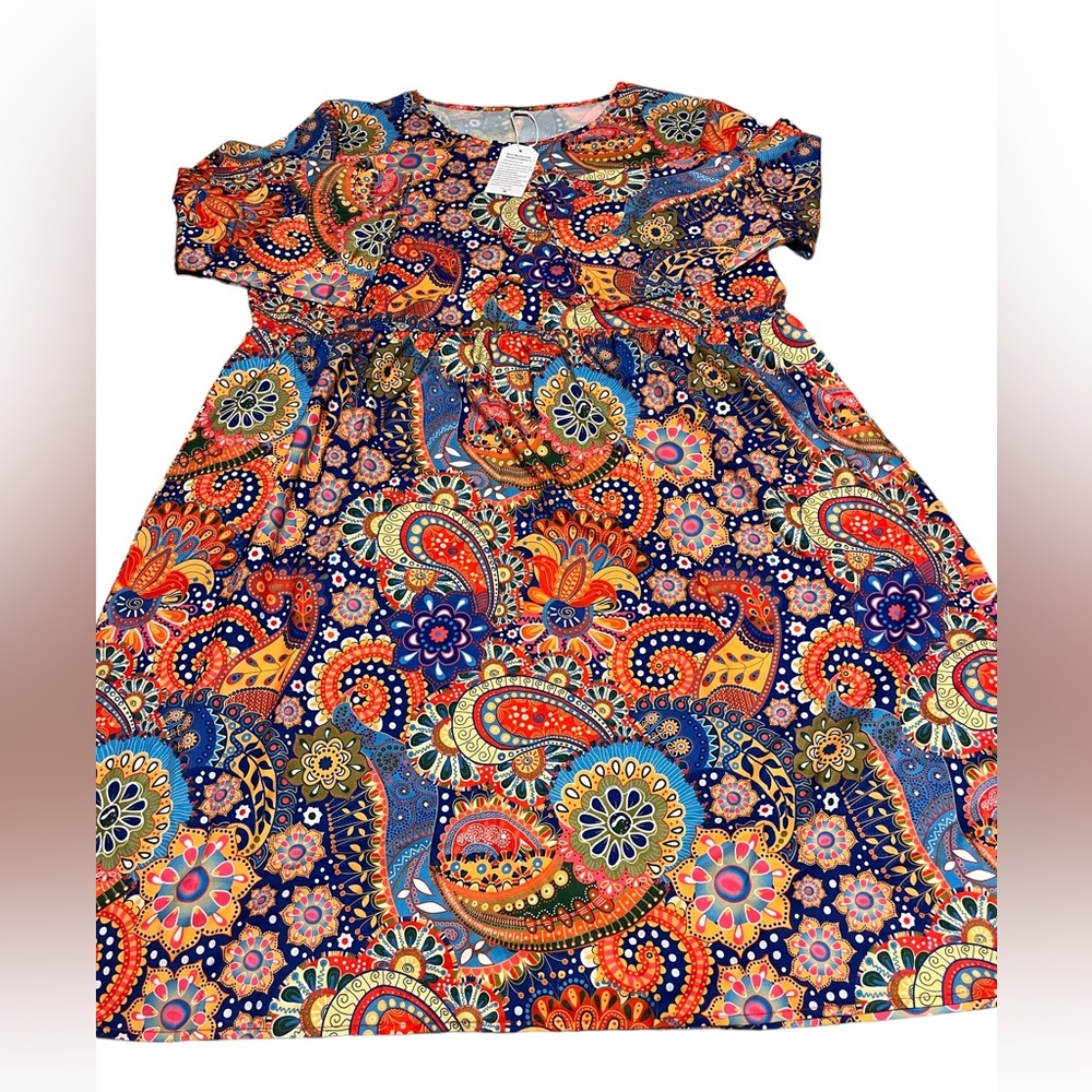 XXL Made With Love paisley causal dress